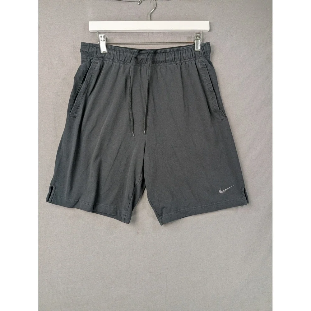 Nike Mens Dri-FIT Training Shorts 842267-010 Black Large Athletic Gym Gym Wear